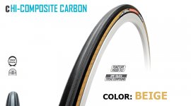 ΕΛΑΣΤΙΚΟ ROAD 28 TUFO C HI Composite Carbon Clincher-Tubular 23mm black-beige