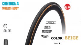 ΕΛΑΣΤΙΚΟ ROAD 28 TUFO COMTURA 4 Tubeless Ready 25mm black-beige