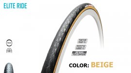 ΕΛΑΣΤΙΚΟ ROAD 28 TUFO ELITE RIDE Tubular 23mm black-beige