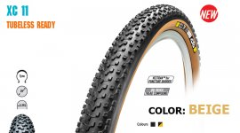 ΕΛΑΣΤΙΚΟ MTB 29 TUFO XC11 Tubeless Ready 29x2.25 black-beige