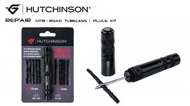 ΚΙΤ ΕΠΙΣΚΕΥΗΣ ΜΑΚΑΡΟΝΙΑ ΕΛΑΣΤΙΚΟΥ TUBELLESS HUTCHINSON REP'AIR KIT PLUGS - 10 τεμ. και εργαλείο