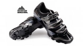 ΠΑΠΟΥΤΣΙΑ MTB TKX ΜΕ 3 VELCROS - 1399-01 black-grey