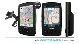 ΣΥΣΚΕΥΗ GPS TWONAV AVENTURA 2 PLUS MOTOR 3.7 black-blue